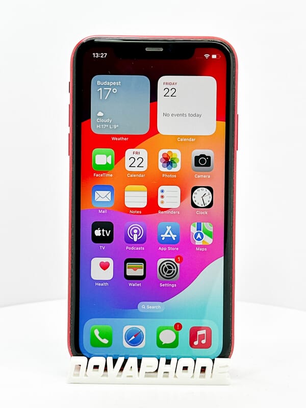 Apple iPhone 11 (128GB)  - Baterie: 100% - Barva: Červená - 5