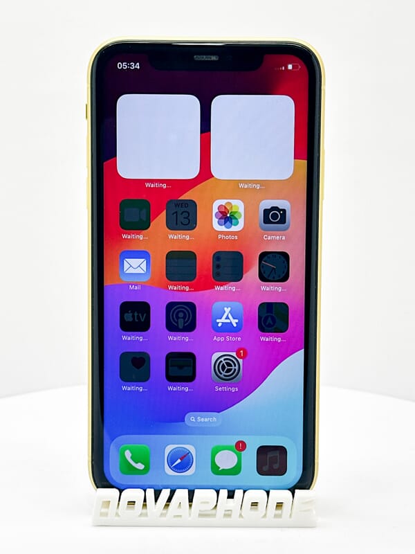Apple iPhone 11 (128GB)  - Baterie: 100% - Barva: Sárga - 5
