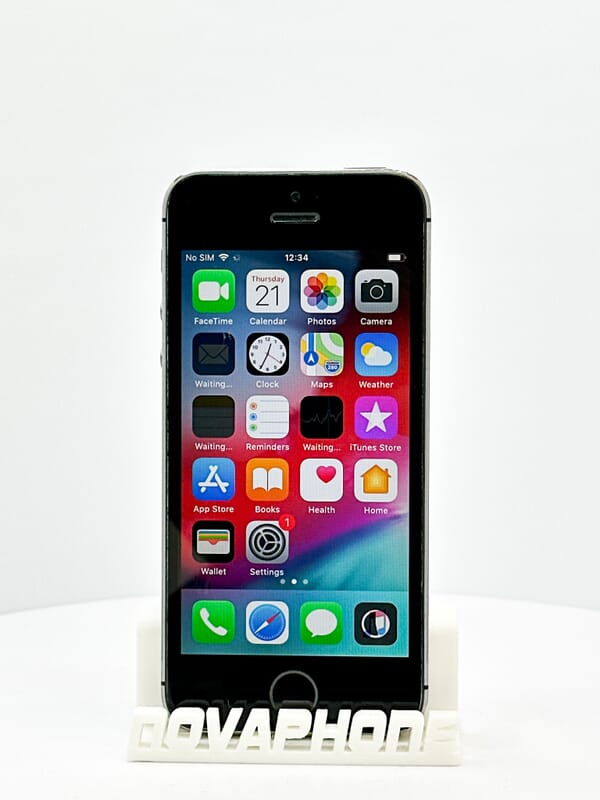 Apple iPhone 5S (16GB) - Batéria: 100% - Farba: Sivá - 1