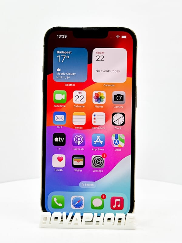 Apple iPhone 13 Pro Max (128GB)  - Baterie: 100% - Barva: Zlatá - 5