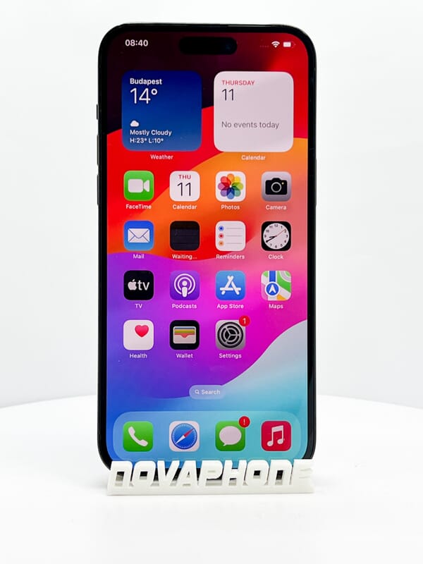 Apple iPhone 14 Pro Max (256GB)  - Batéria: 100% - Farba: Čierna - 1