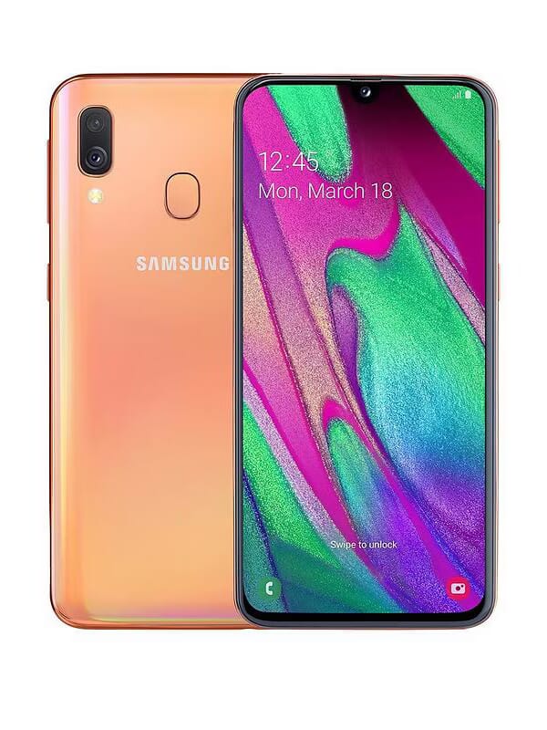 Samsung Galaxy A40 (64GB) - Farba: Korálová - 1