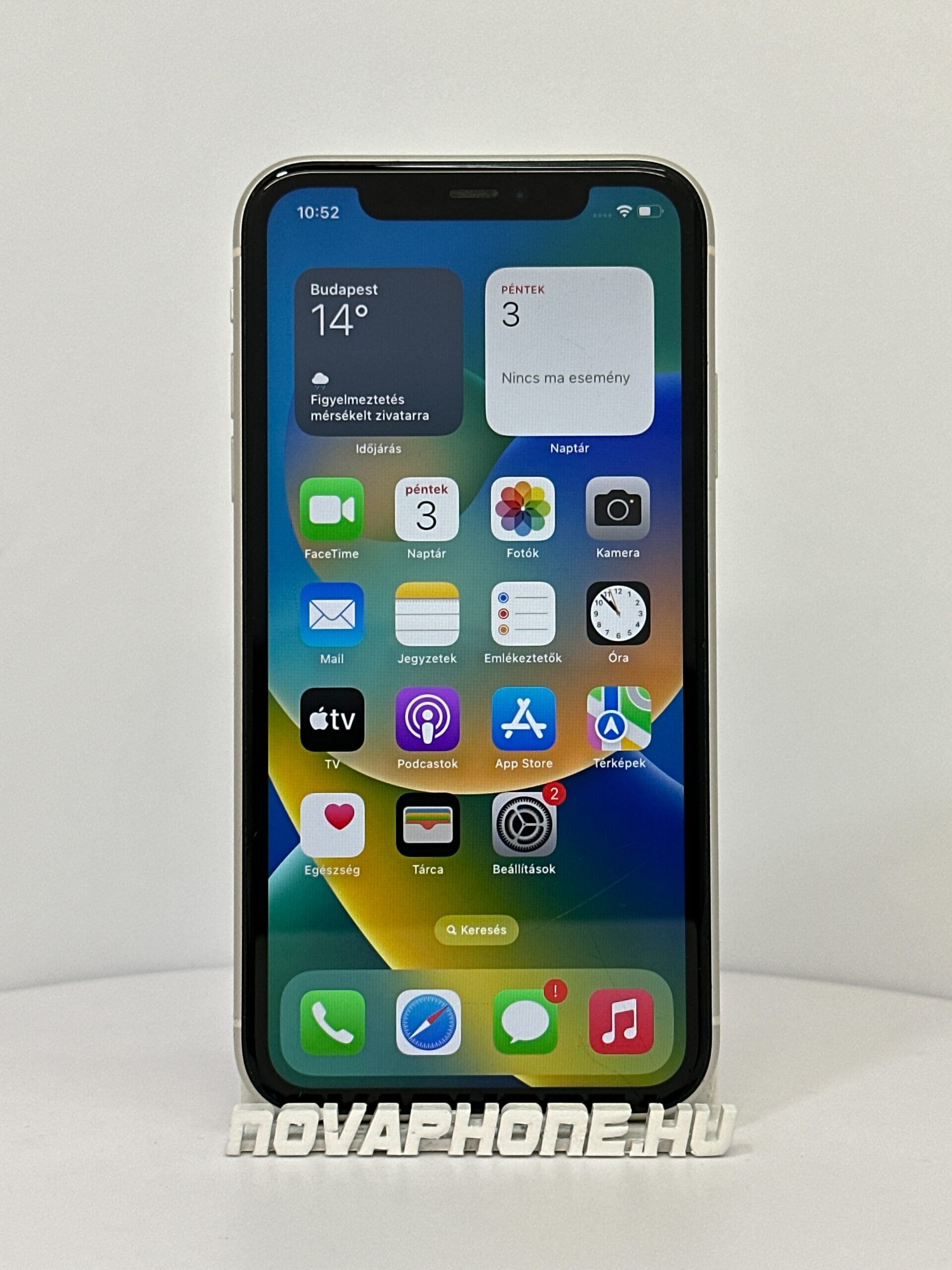 Apple Iphone 11 64gb Fehér Akku 100 Nova Phone 5331