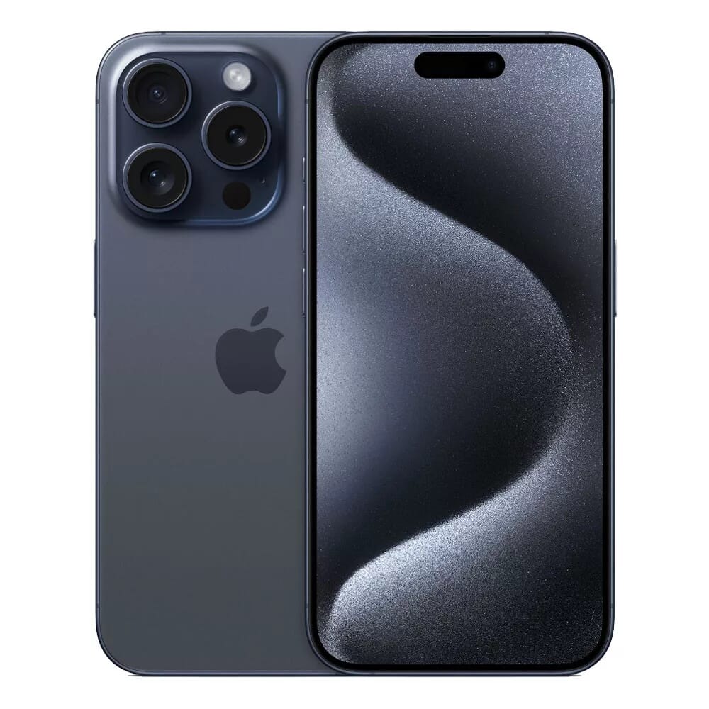 Apple iPhone 15 Pro (128GB)  - Batéria: 100% - Farba: Modrá - 1