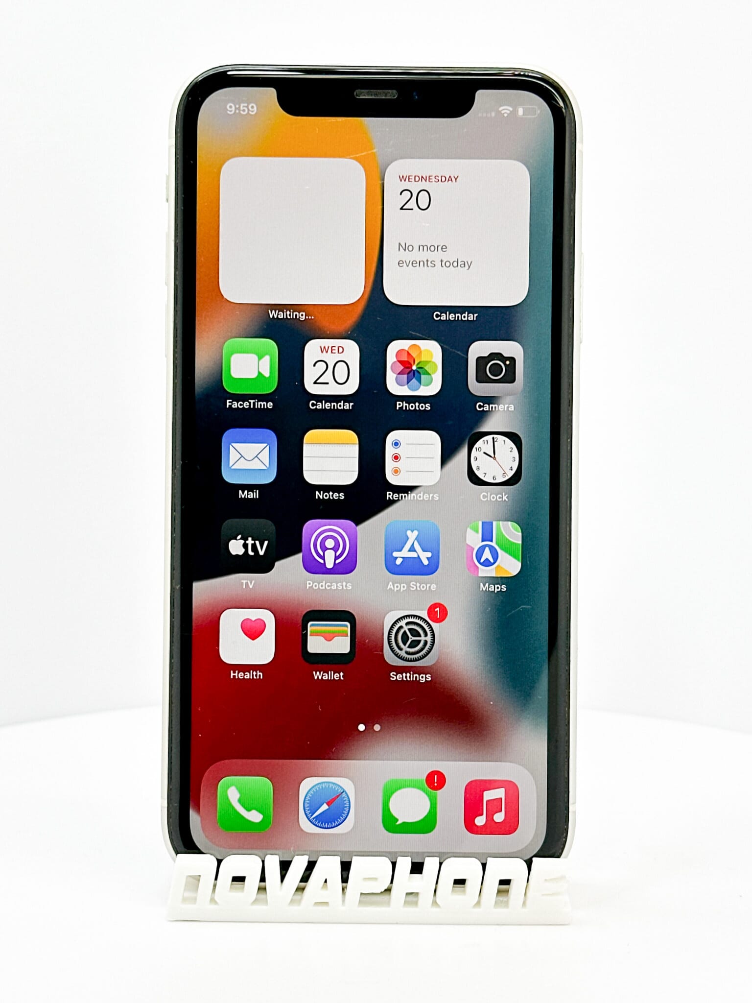 Apple iPhone 11 (64GB)  - Batéria: 100% - Farba: Biela - 1