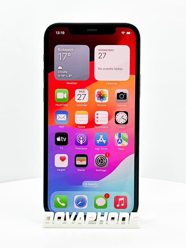 Apple iPhone 12 (128GB)  - Batéria: 100% - Farba: Čierna - 1