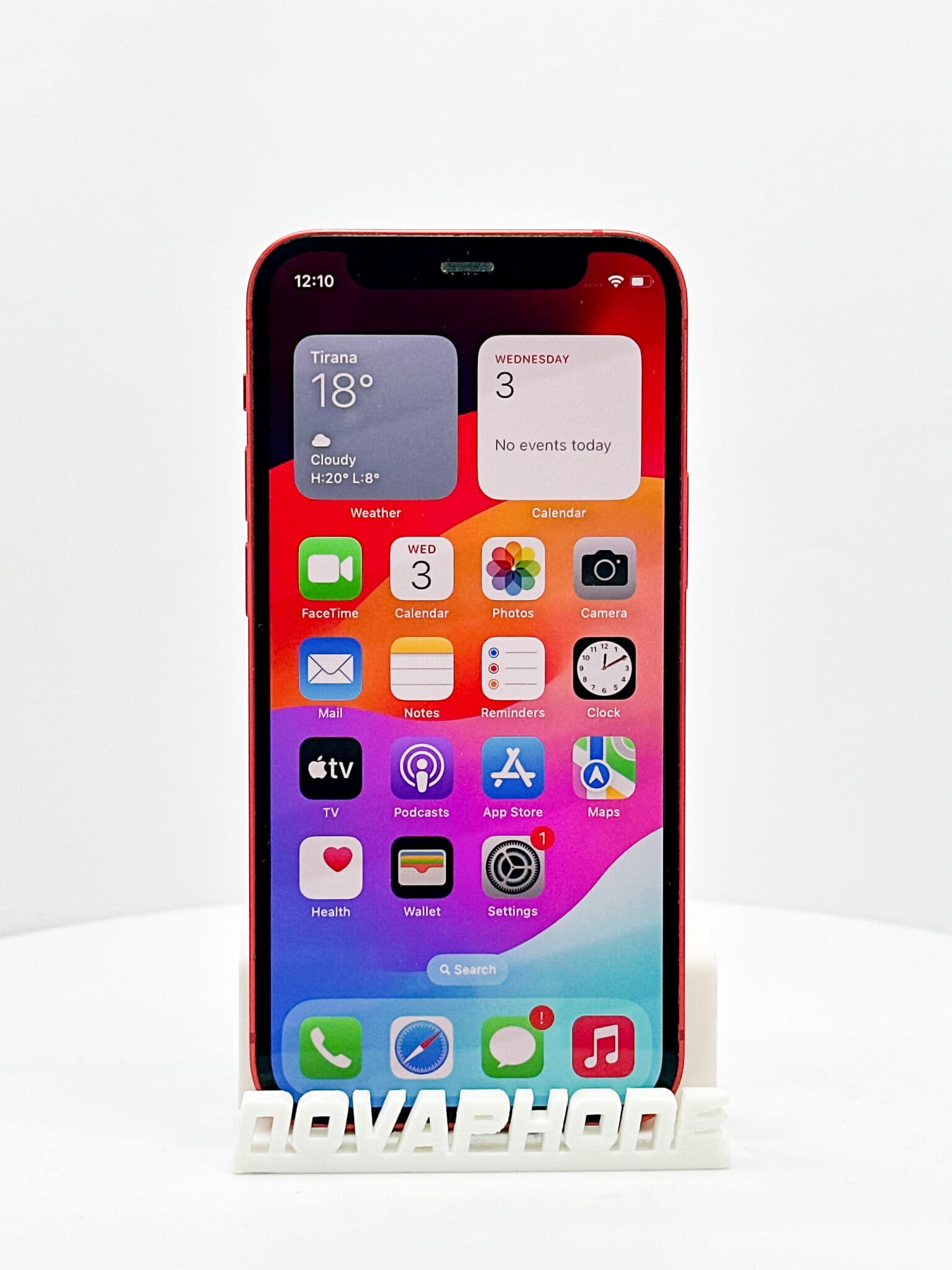 Apple iPhone 12 Mini (128GB)  - Batéria: 96% - Farba: Červená - 1