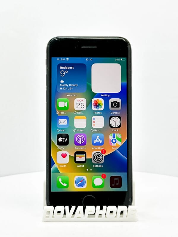 Apple iPhone SE 2022 (128GB)  - Batéria: 100% - Farba: Čierna - 1
