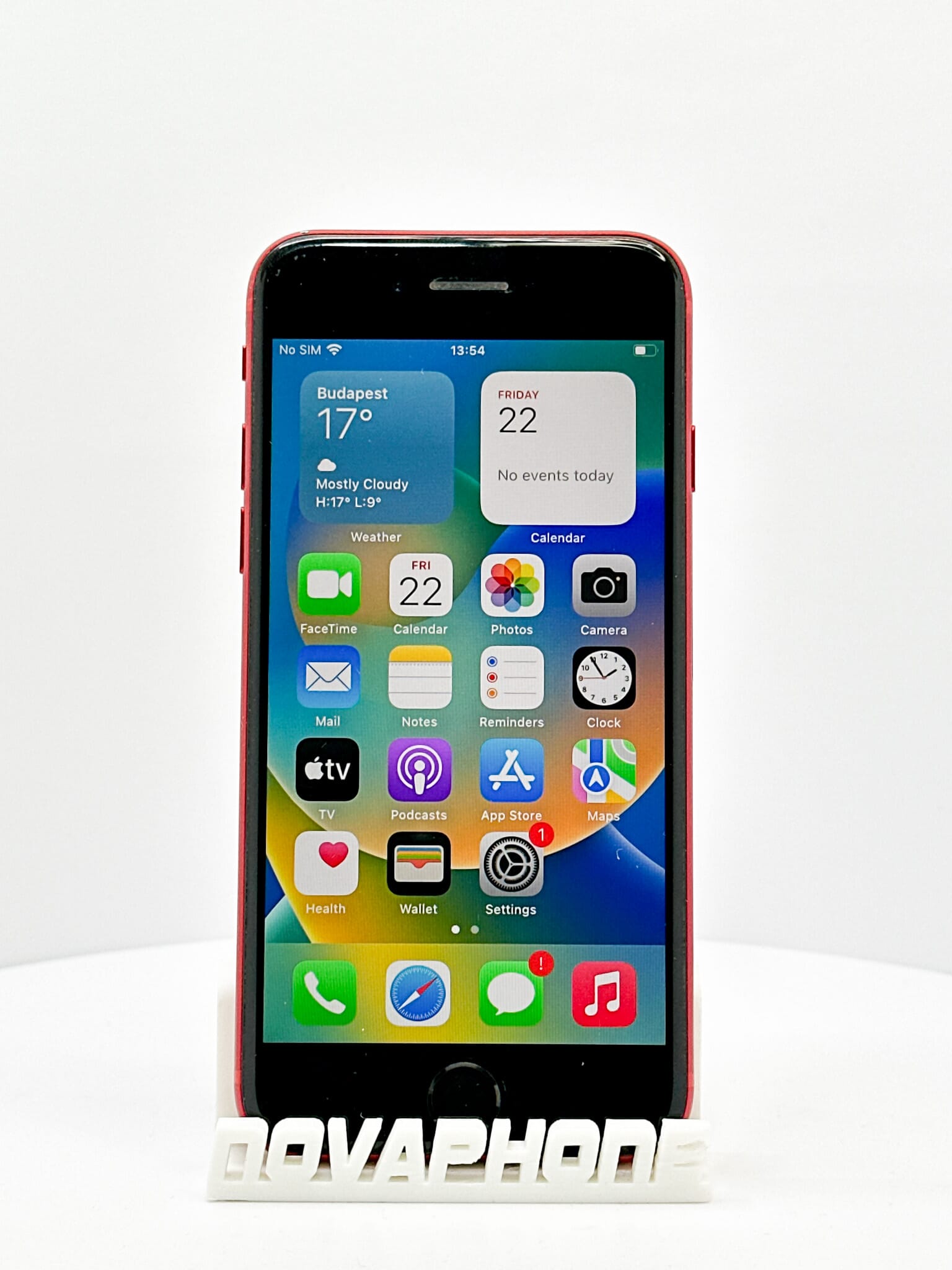 Apple iPhone 8 (64GB)  - Batéria: 100% - Farba: Červená - 1