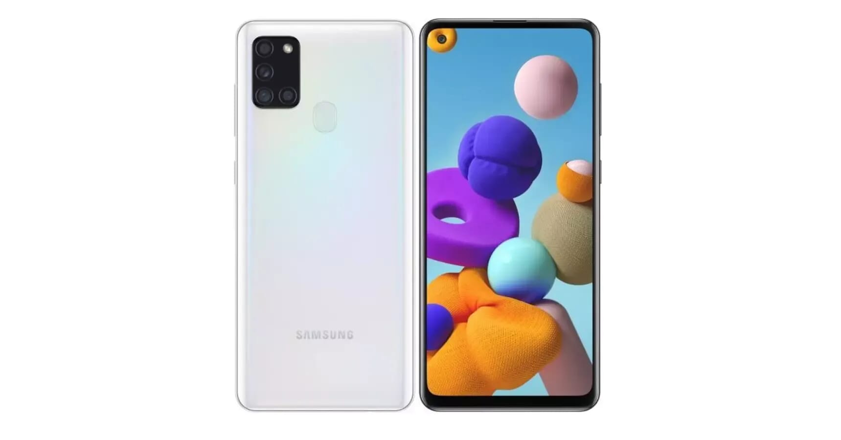 Samsung Galaxy A21s (32GB)  - Farba: Biela - 1