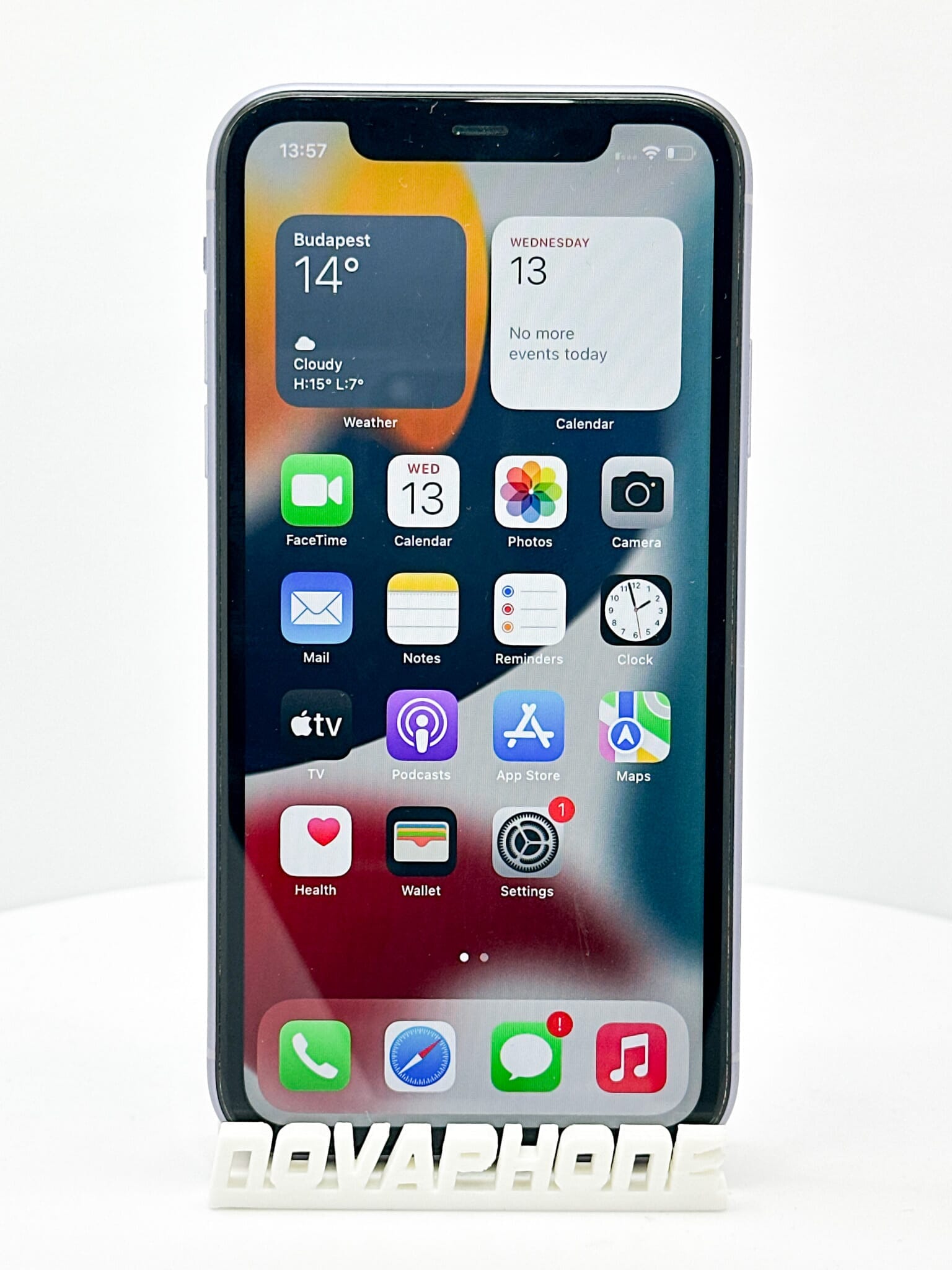 Apple iPhone 11 (64GB)  - Batéria: 100% - Farba: Fialová - 1